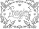 coloring words. Longing
