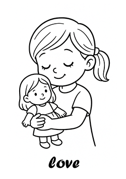 emotions coloring for kids