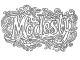 coloring words. Modesty