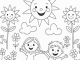 nature for kids to coloring