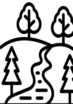 dibujos de naturaleza para niños pequeños