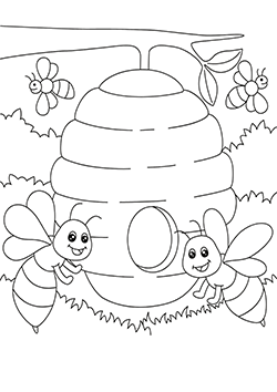 dibujos de naturaleza para niños pequeños