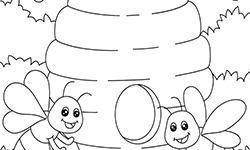 nature for kids to coloring