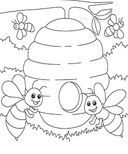 nature for kids to coloring