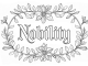 coloring words. Nobility