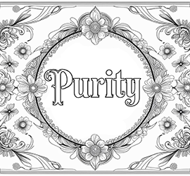 coloring words. Purity