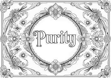 coloring words. Purity