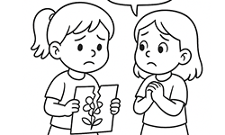 emotions coloring for kids