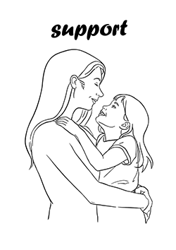 emotions coloring for kids