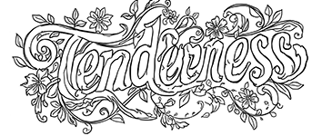 coloring words. Tenderness